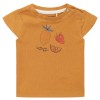 Mosterdgele t-shirt met fruit - Girls tee shortsleeve alcobendas amber gold
